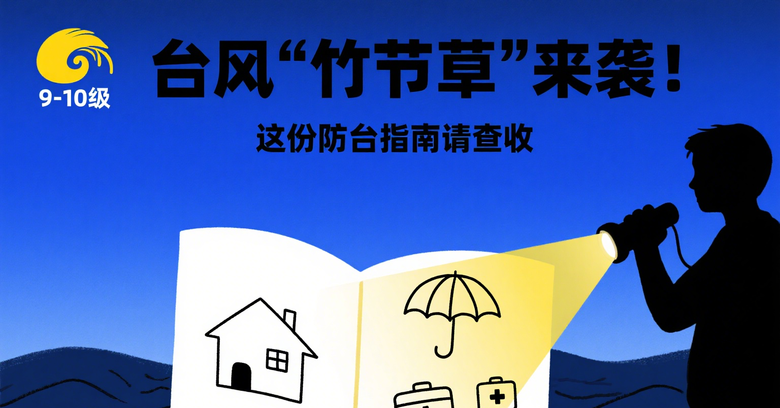 臺(tái)風(fēng) “竹節(jié)草” 來(lái)襲！這份防臺(tái)指南請(qǐng)查收