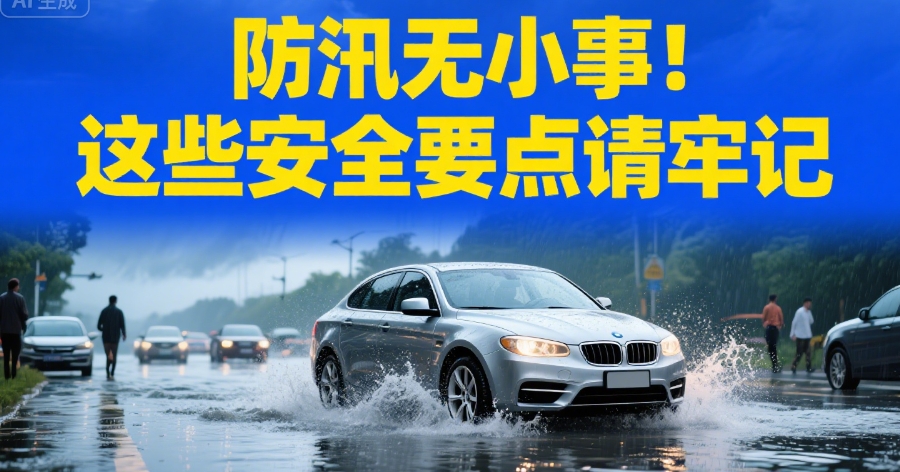 防汛無(wú)小事！這些安全要點(diǎn)請(qǐng)牢記