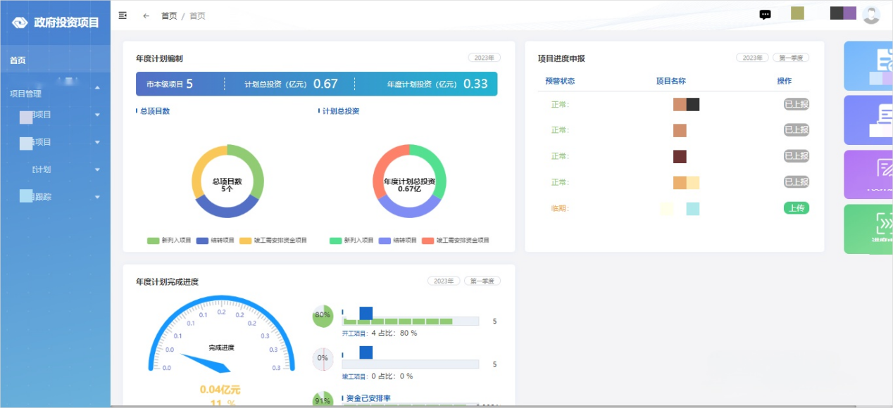 重大項目管理系統(tǒng)